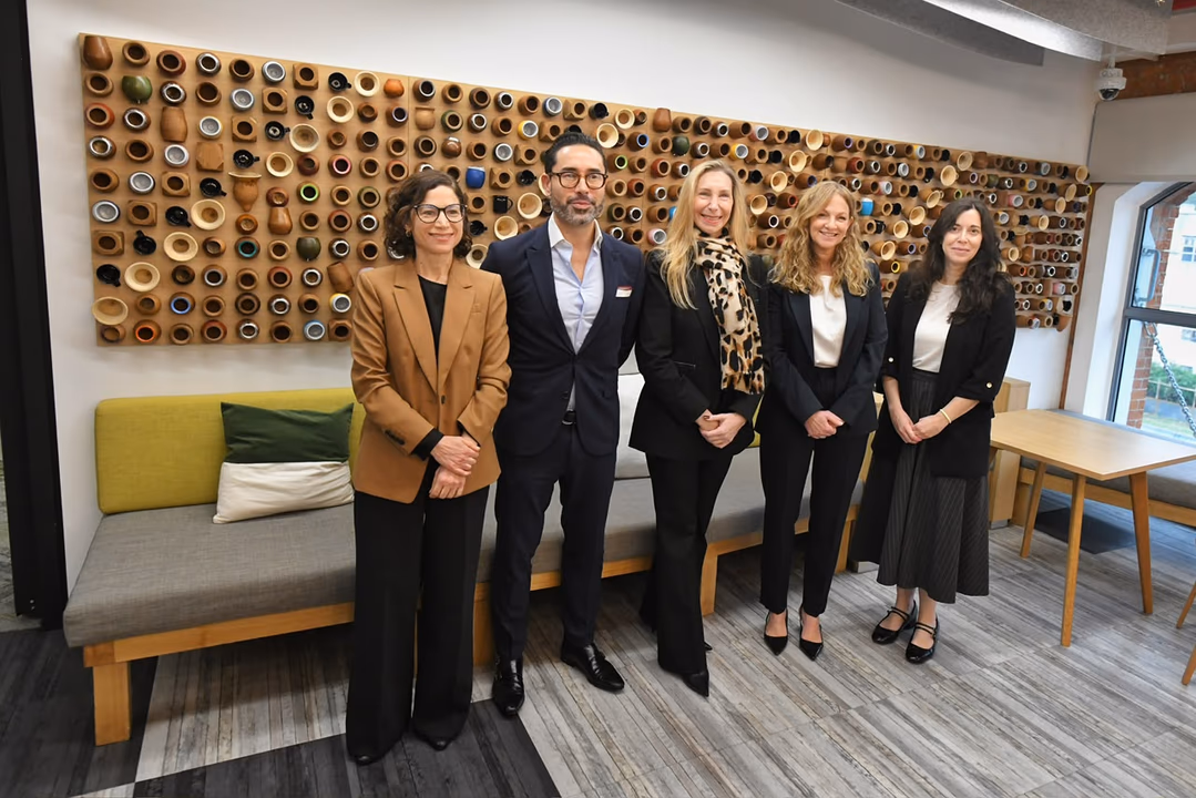 Karina Milei en las oficinas de Google en la Argentina.