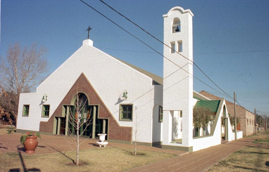 El templo parroquial del barrio Amancay.