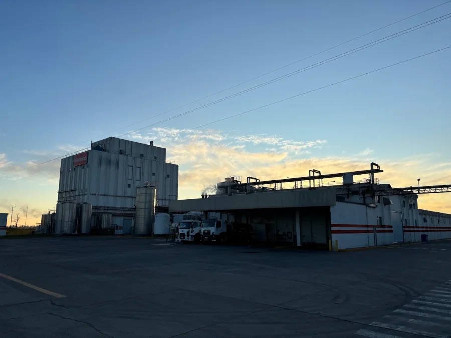Las instalaciones industriales de Ver&oacute;nica en Suardi.