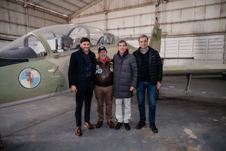 Maximiliano Pullaro, Owen Crippa, Alejandro Sim&oacute;n y Carlos Casto.