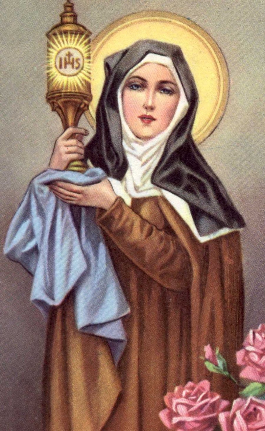 Santa Clara de As&iacute;s, patrona de Santa Clara de Saguier.