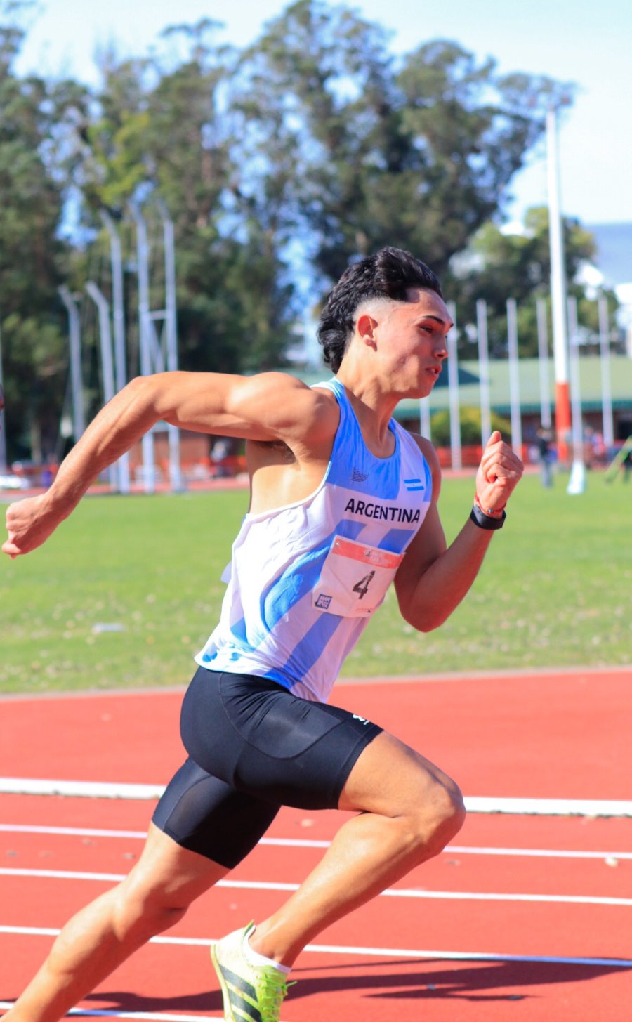 OBJETIVO CONCRETADO. El velocista competir&aacute; en Santa Fe.