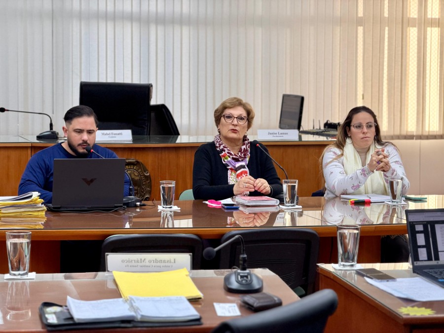 Mabel Fossatti presidi&oacute; la reuni&oacute;n de comisiones que se llev&oacute; a cabo en la sala de sesiones del Concejo.