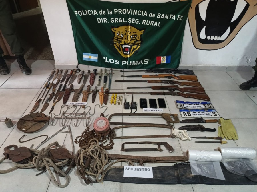 Los Pumas llev&oacute; a cabo numerosos operativos en el centro norte santafesino. (FOTO SCS)