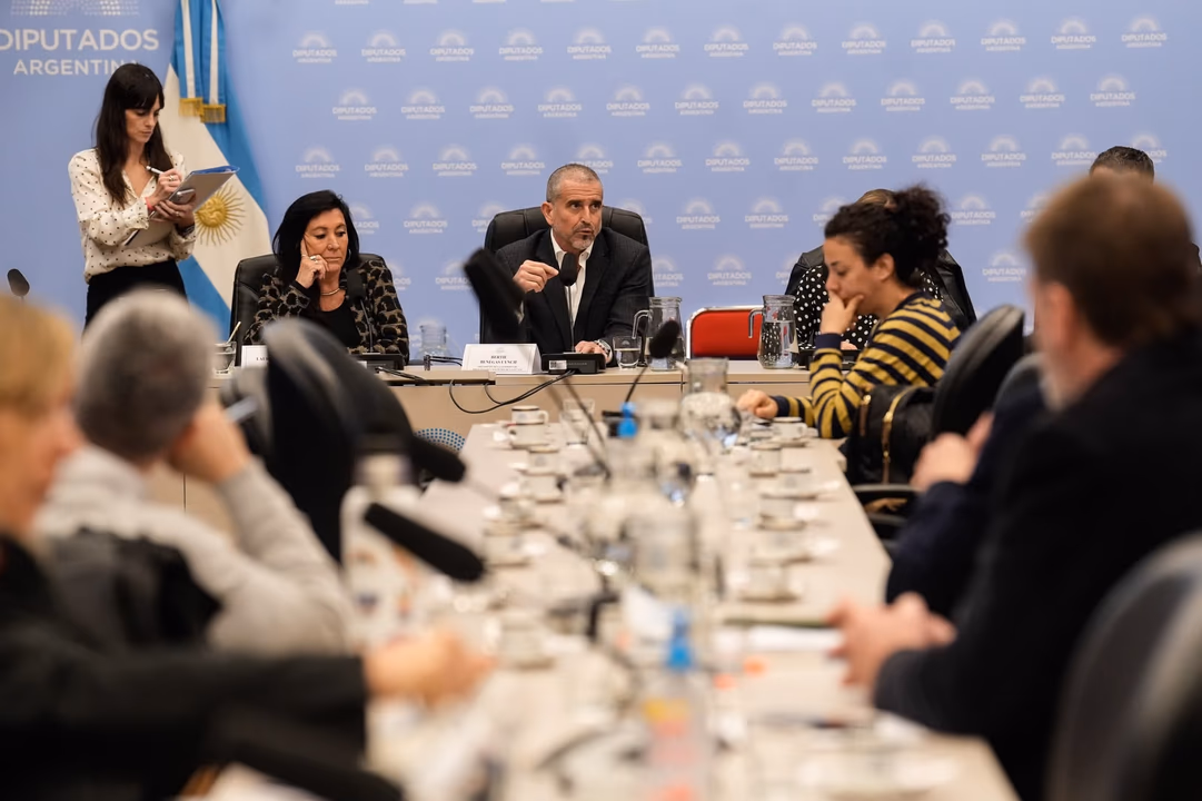 Plenario de las comisiones de Presupuesto y Legislaci&oacute;n Penal, el mi&eacute;rcoles pasado en la C&aacute;mara de Diputados.
