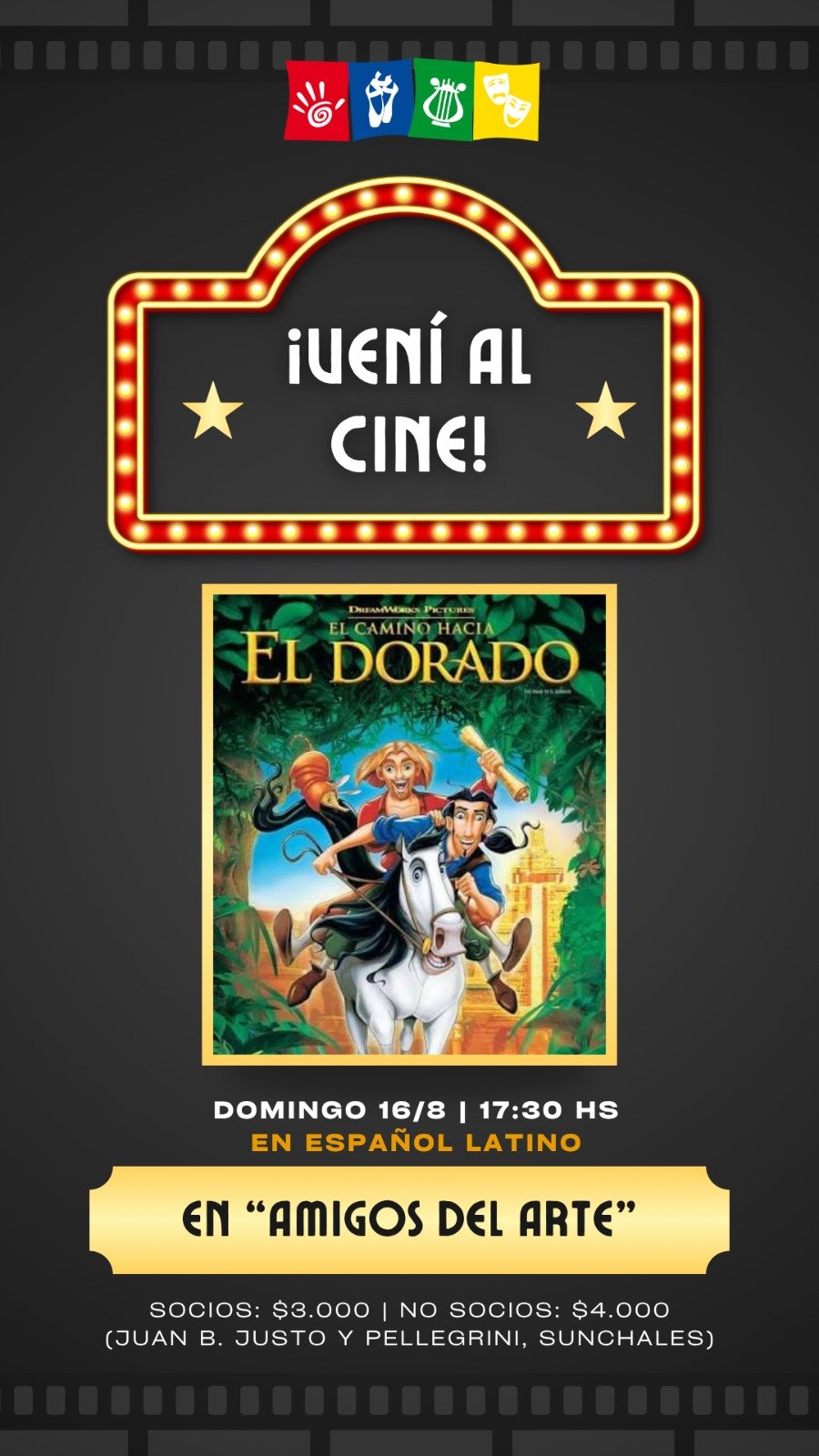 Promoci&oacute;n del espect&aacute;culo.