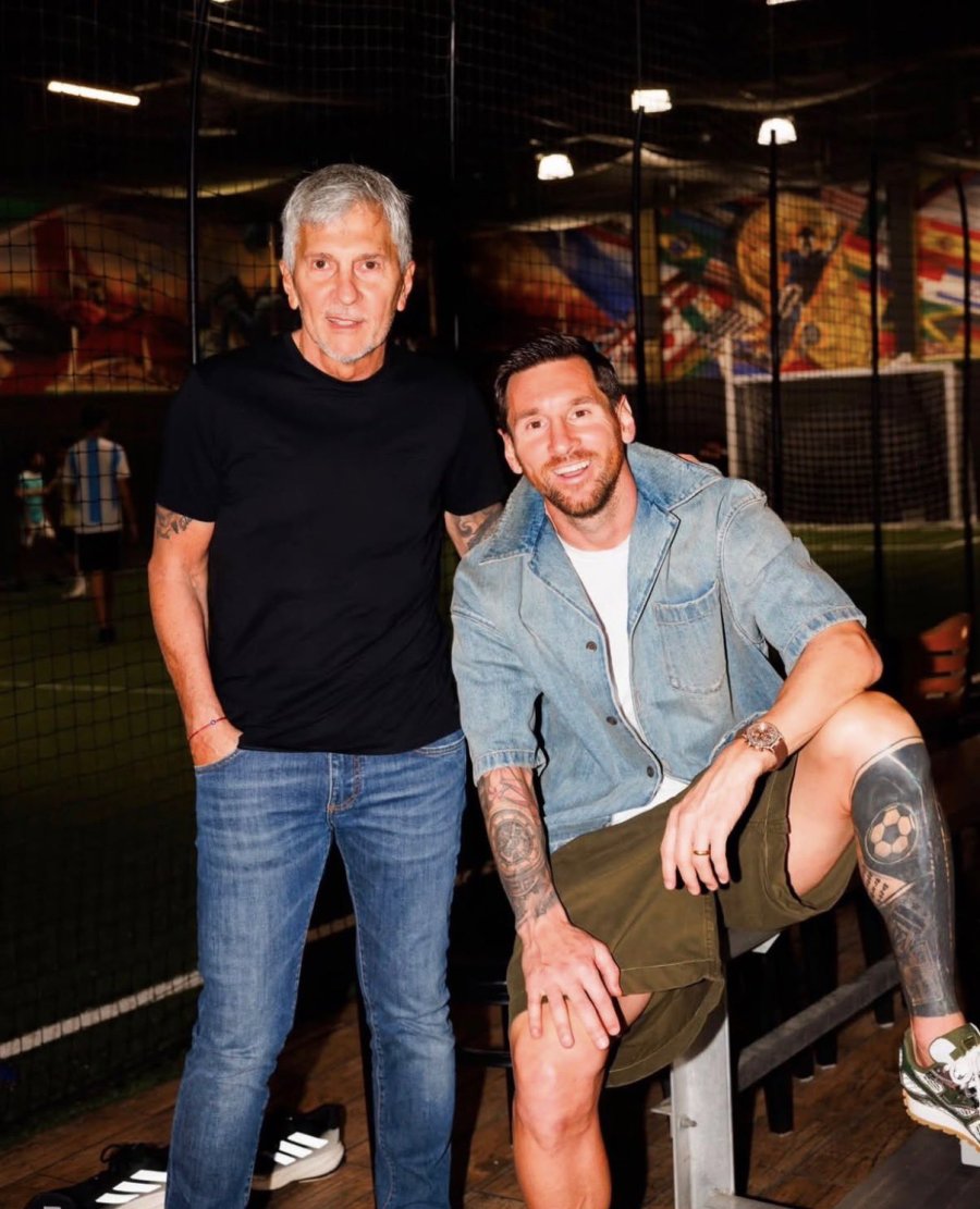 JORGE Y LIONEL MESSI