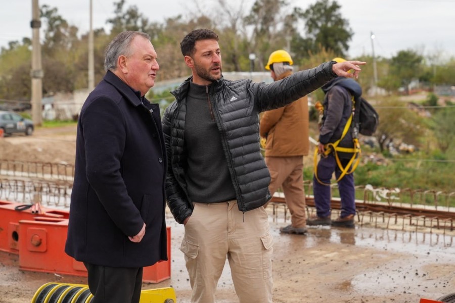 El senador Michlig resalt&oacute; el nivel de inversi&oacute;n en obra p&uacute;blica del Gobierno santafesino. (FOTO SCS)