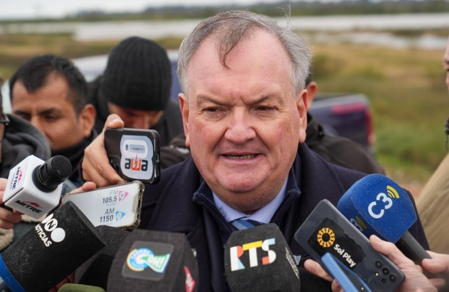 Michlig tambi&eacute;n supervis&oacute; trabajos vinculados a los Juegos Suramericanos y al sistema de seguridad y mantuvo reuniones con integrantes del gabinete. (FOTO PRENSA SCS)