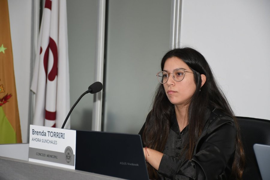 Brenda Torriri, la edil oficialista.