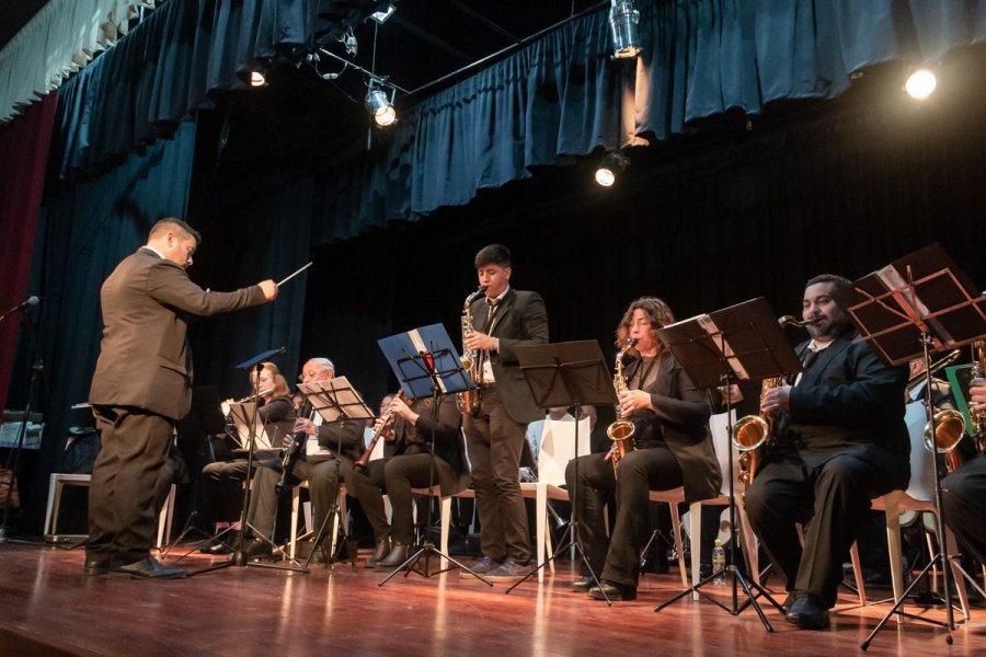 El organismo municipal sunchalense durante uno de sus conciertos.