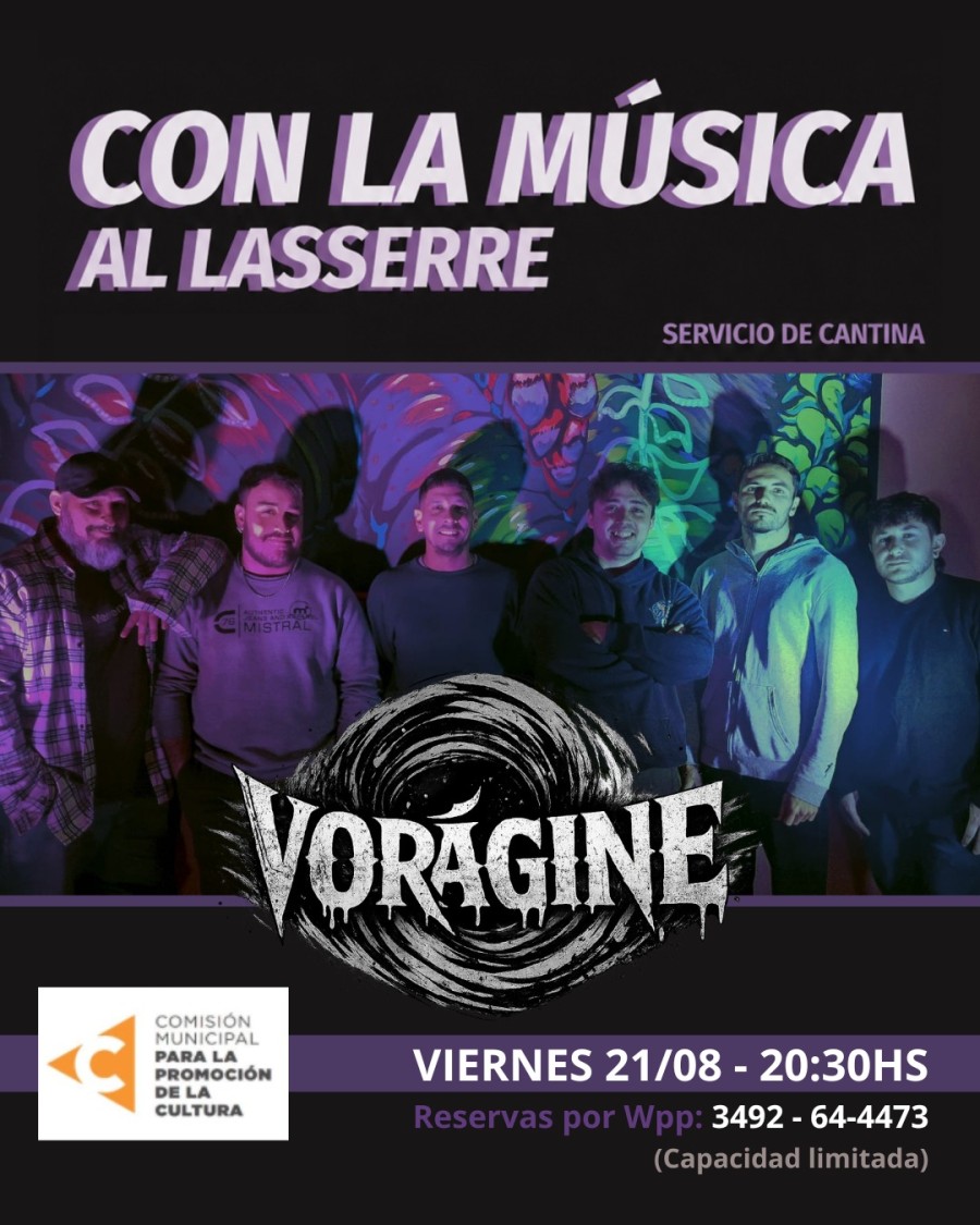 Vor&aacute;gine se presentar&aacute; en el Lasserre.
