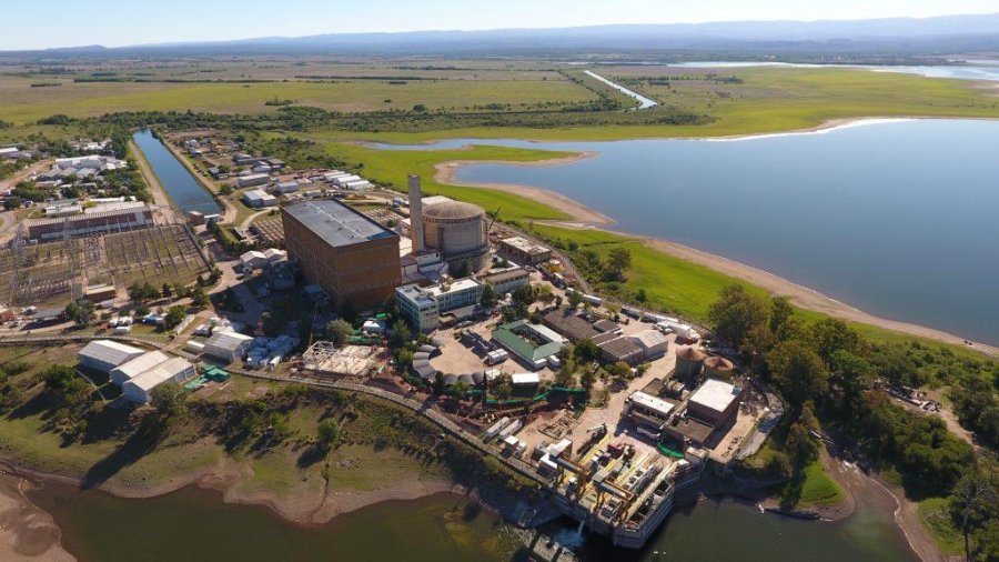 La Central Nuclear de Embalse en la provincia de C&oacute;rdoba. (FOTO PERIFERIA)