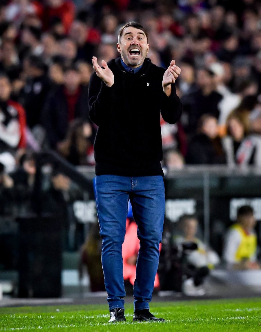 ENFATICO. El DT de River fij&oacute; su postura ante las cr&iacute;ticas.