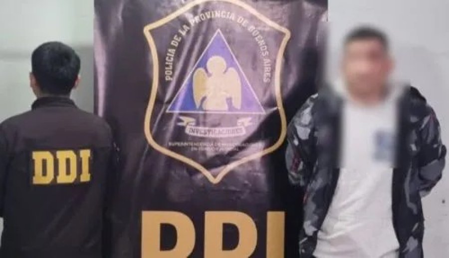 Uno de los delincuentes detenidos.