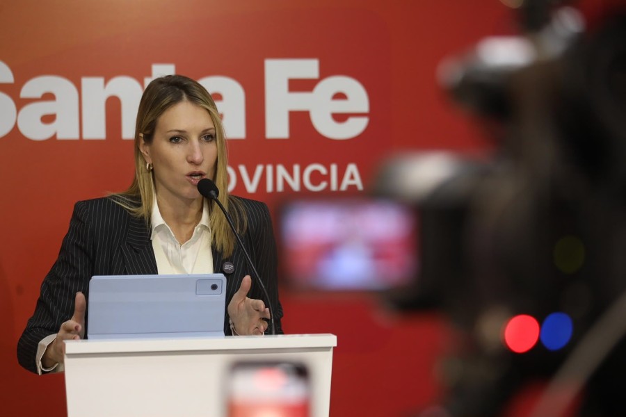 La vocera del Gobierno Provincial, Virginia Coudannes.