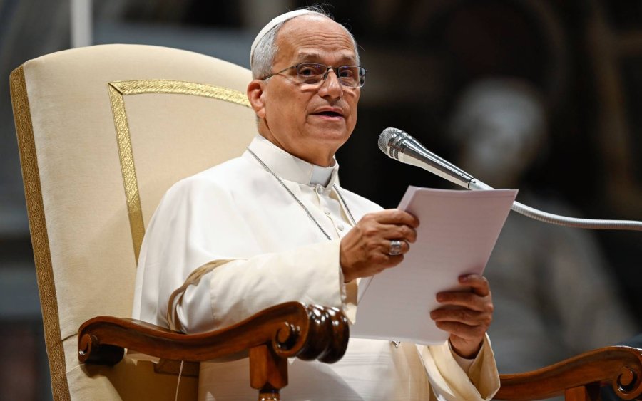 El Papa Le&oacute;n XIV durante la Audiencia General de hoy 19 de agosto&nbsp; en la Bas&iacute;lica de San Pedro.&nbsp;