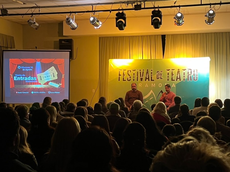 Imagen capturada en el lanzamiento de la tradicional propuesta cultural.