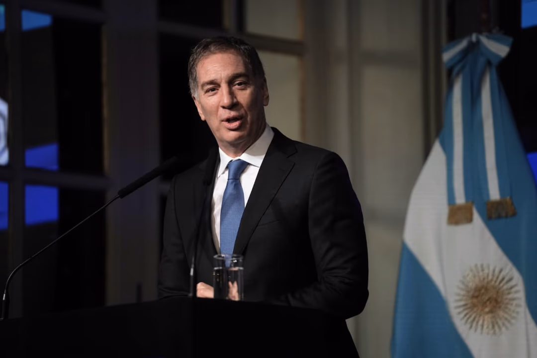 El jefe de Gabinete, Diego Santilli, esta ma&ntilde;ana en el Council de las Am&eacute;ricas.