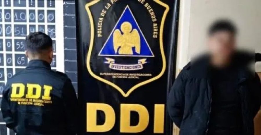 Uno de los detenidos.