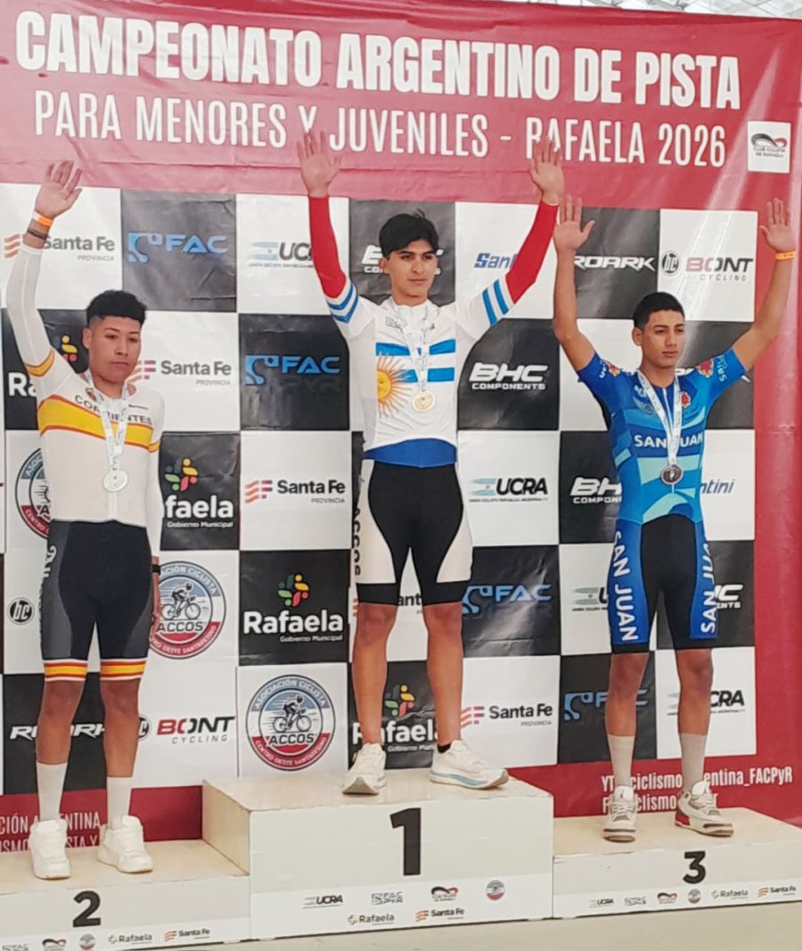 ORO EN PERSECUCION INDIVIDUAL. Federico Dalmasso se qued&oacute; con el triunfo.