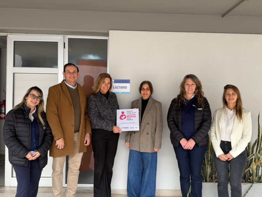 Representantes de Limansky S.A. junto a autoridades del &aacute;rea de Salud de la Municipalidad de Rafaela y del Gobierno de Santa Fe.