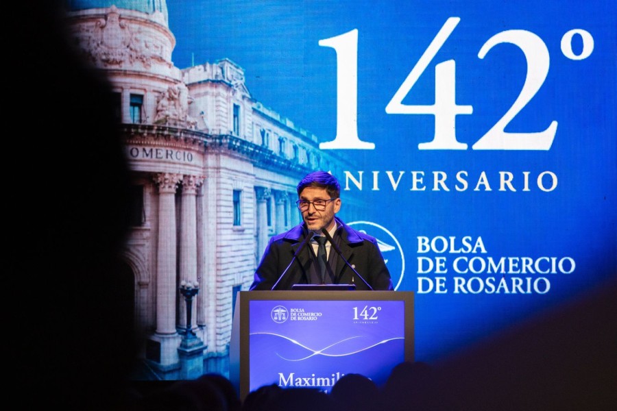 Pullaro reiter&oacute; la necesidad de &ldquo;trabajar para tener una ley en el Congreso que termine con las retenciones, porque necesitamos ser competitivos&rdquo;. (FOTO SC)