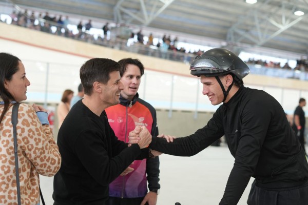 El intendente Viotti destac&oacute; el valor del nuevo vel&oacute;dromo para el desarrollo deportivo de Rafaela