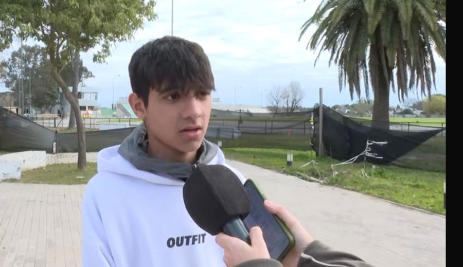 Lucio N&uacute;&ntilde;ez, de la ciudad de Santa Fe, otro de los estudiantes que se sum&oacute; al R&eacute;gimen de Acompa&ntilde;amiento Integral implementado por el Ministerio de Educaci&oacute;n de la Provincia. (FOTO SC)