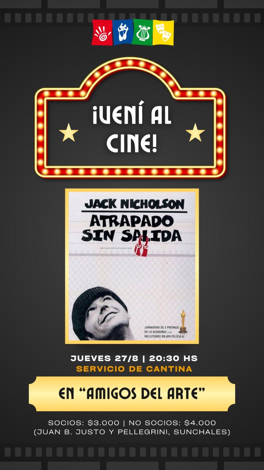 Promocio&acute;n del espect&aacute;culo.