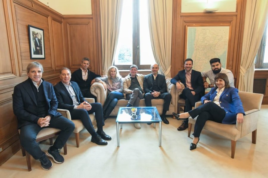 La reuni&oacute;n de la Mesa Pol&iacute;tica de este martes.