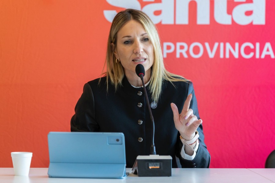 La vocera del Gobierno Provincial, Virginia Coudannes.