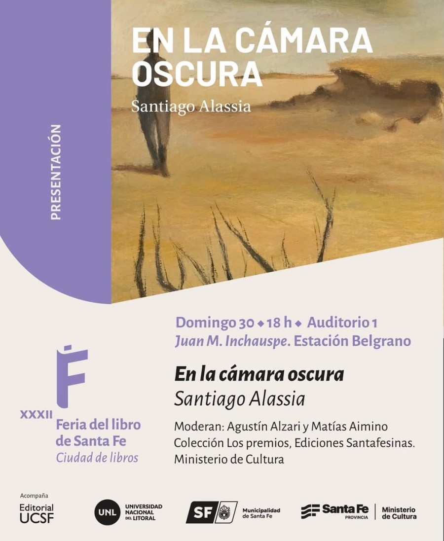 Presentaci&oacute;n del escritor rafaelino en la Feria del Libro de Santa Fe.