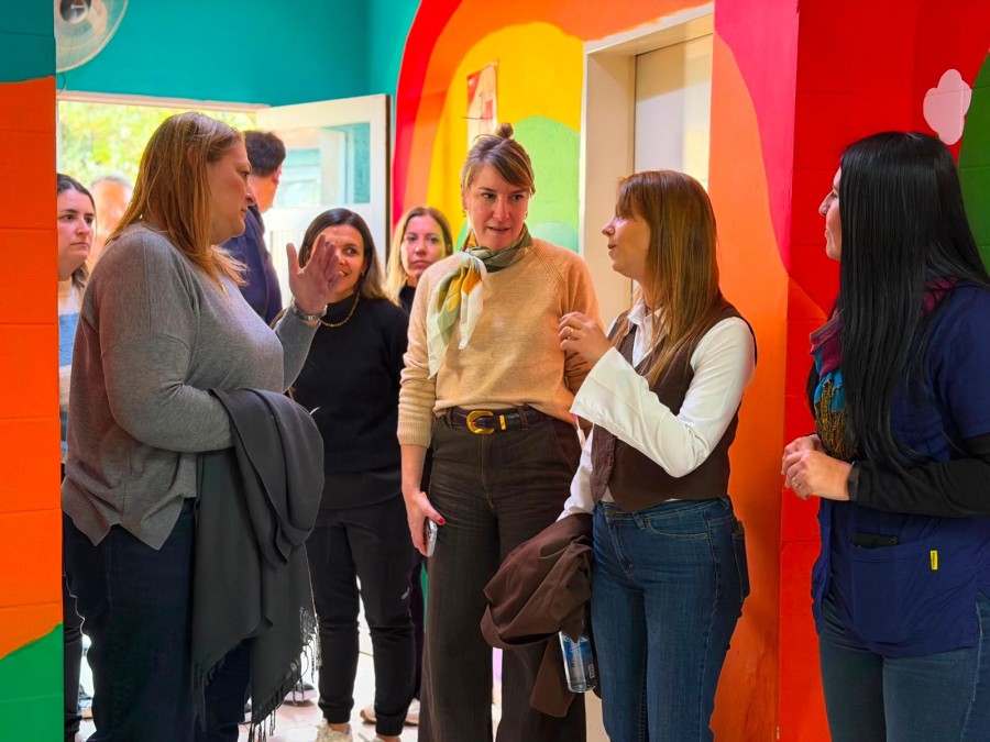 La ministra de Salud de la Provincia, Silvia Ciancio, en el Anexo del Hospital Dr. Jaime Ferr&eacute;.