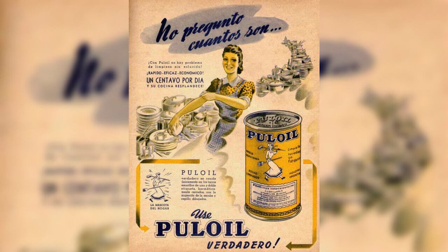 Puloil, una imagen que recorr&iacute;a todas las revistas y diarios de la Argentina.