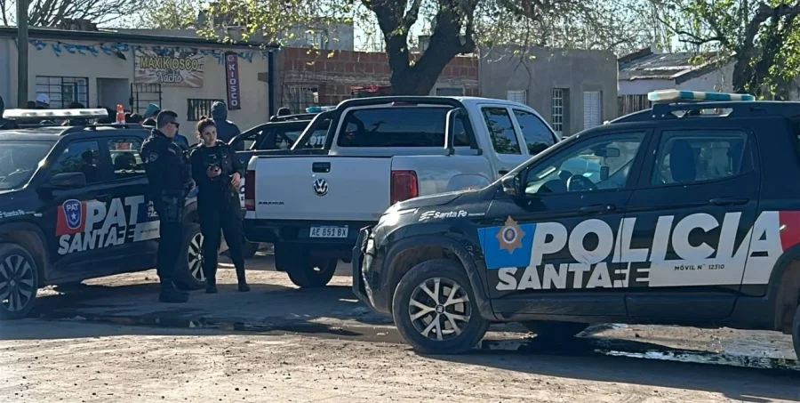 Tras el crimen de P&eacute;rez, el viernes por la tarde, se mont&oacute; un amplio operativo policial en barrio Zazpe.