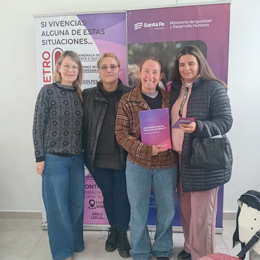 Las participantes en el encuentro.