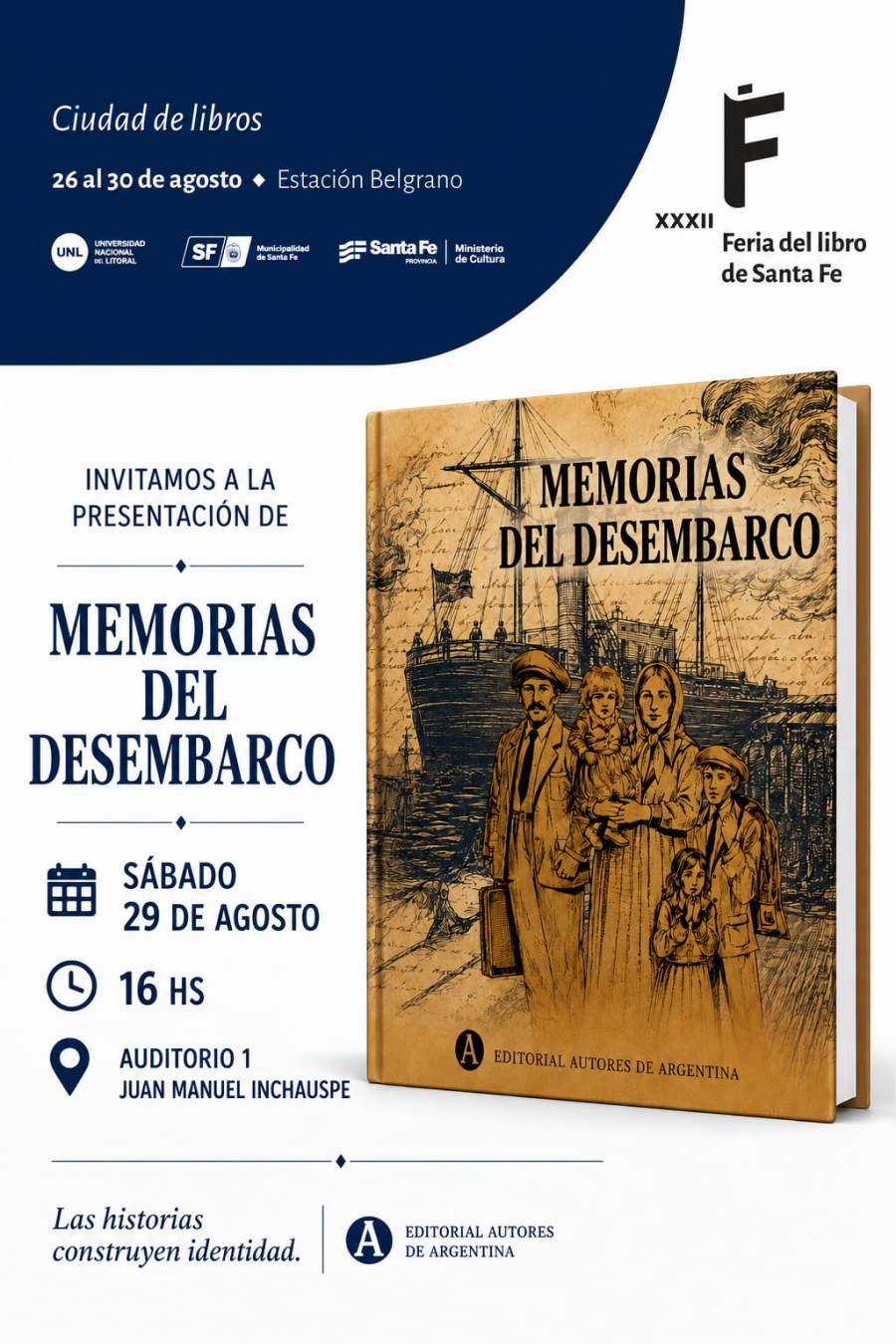 El encuentro forma parte de la programaci&oacute;n de la feria, que se desarrolla del 26 al 30 de agosto bajo el lema &ldquo;Ciudad de libros&rdquo;..