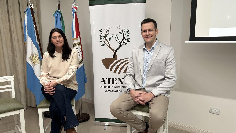 Graciela Vanin y Pablo Brunet, disertantes del Foro de Juventudes 2026 "El campo, en primera persona".