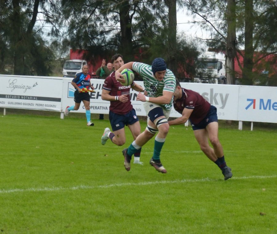 Lucas Canello apoy&oacute; dos tries en la tarde.