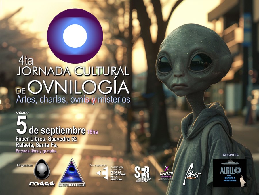 Cuarta Jornada Cultural de Ovnilog&iacute;a en Faber Libros.