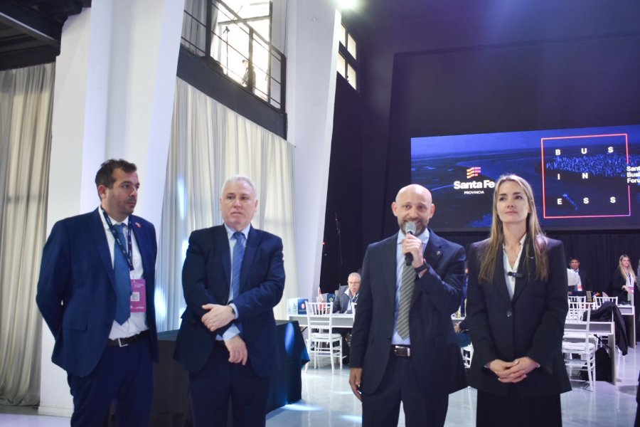RONDA DE NEGOCIOS. &ldquo;Cada producto que se exporta genera mano de obra, trabajo y que nuestras industrias se consoliden en el mercado internacional&rdquo;, afirm&oacute; el ministro Puccini.