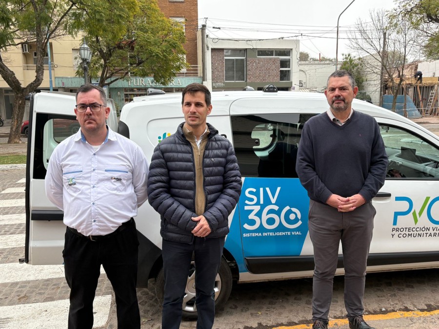 El intendente Leonardo Viotti present&oacute; el Sistema Inteligente Vial 360 (SIV 360).