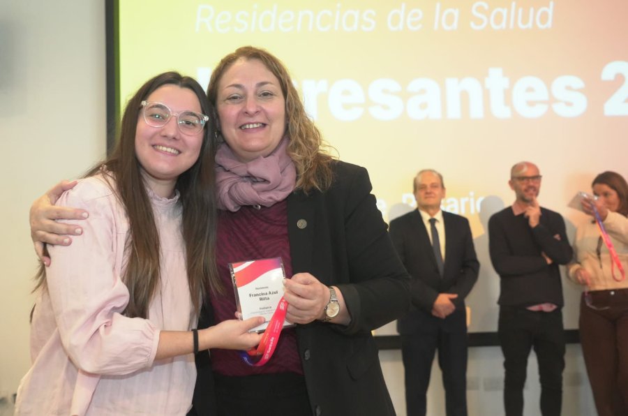 NUEVOS RESIDENTES. El acto, realizado en Rosario, fue encabezado por la ministra de Salud, Silvia Ciancio.
