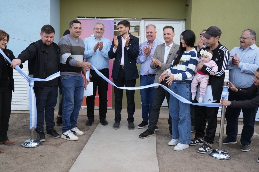 El corte de cintas dejó habilitada la anhelada obra.