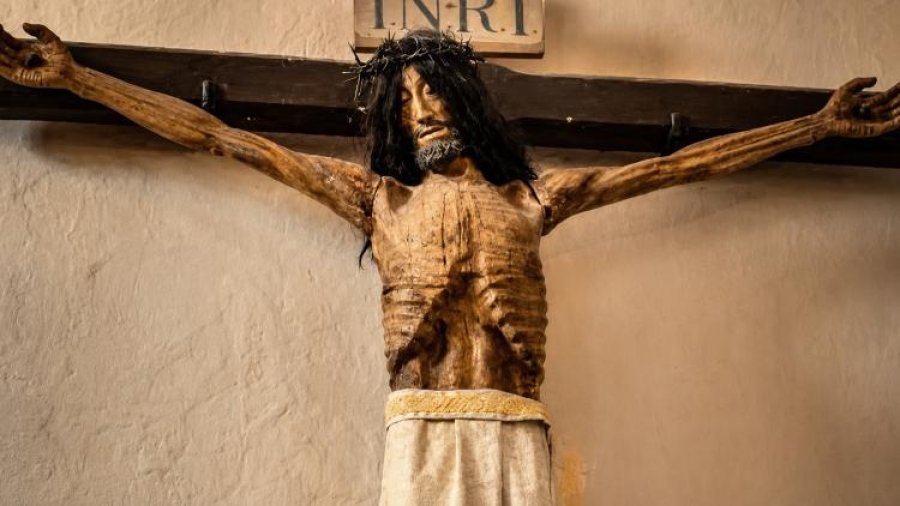El Cristo del Cura Brochero presidirá la misa de León XIV en Córdoba La imagen histórica del Jesús tallado por mandato de Brochero.