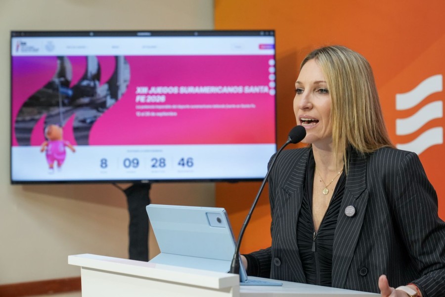 La vocera del Gobierno de Santa Fe, Virginia Coudannes.