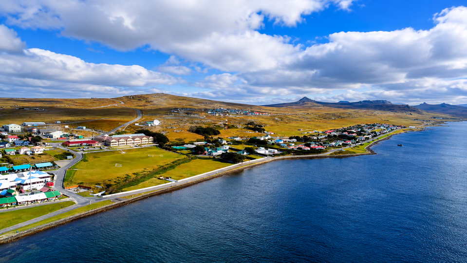 En las Islas Malvinas viven 3.600 personas.