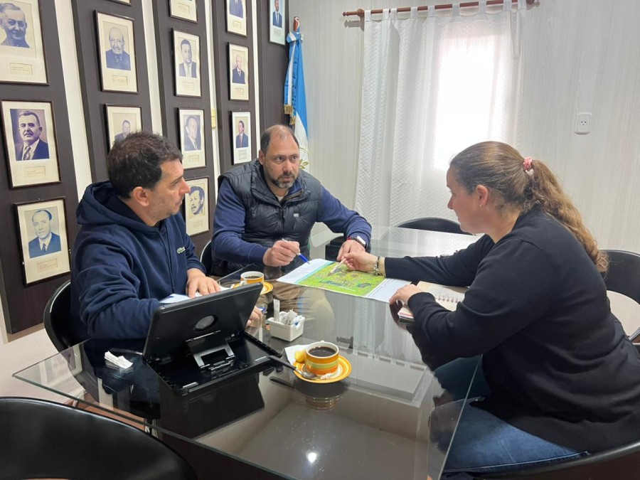 Claudio Botero, Jos&eacute; Barbero y Evangelina Fornari.