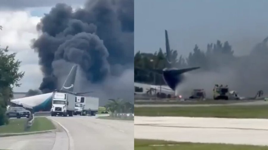 ACCIDENTE FATAL. La aeronave de la empresa Amazon hab&iacute;a despegado del Aeropuerto Internacional Luis Mu&ntilde;oz Mar&iacute;n de San Juan, en Puerto Rico.